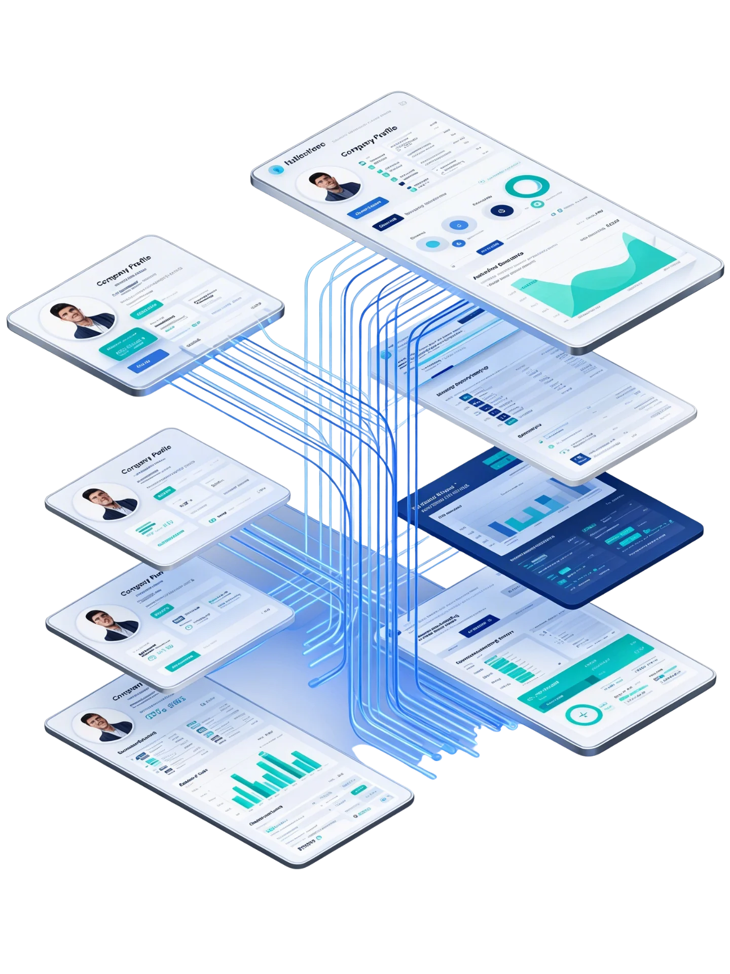 Workforce intelligence data flowing through structured analytical layers